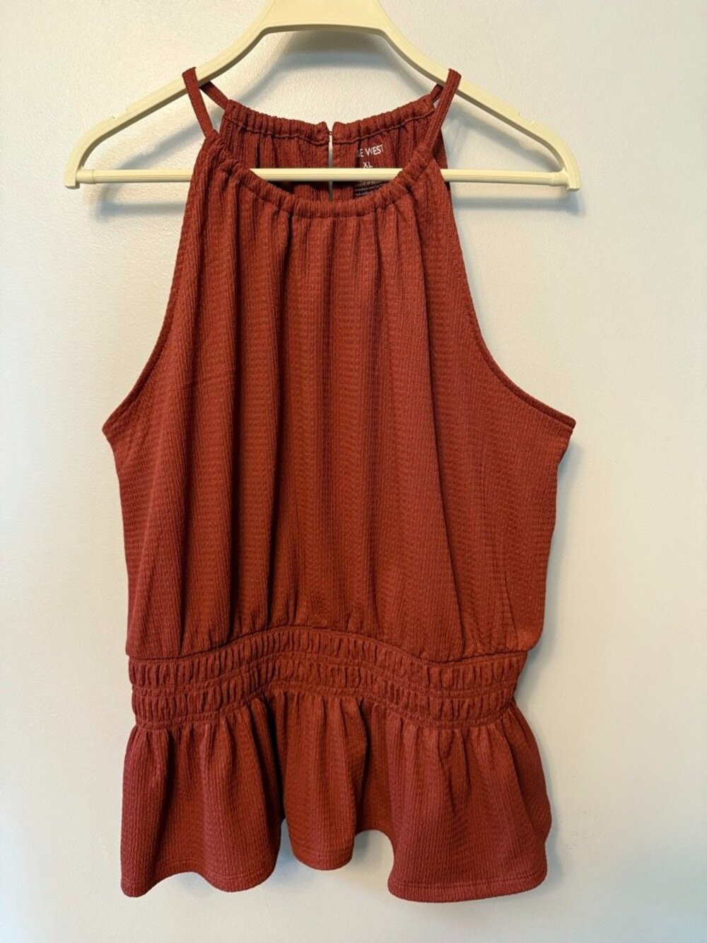 Nine West Burgundy Tank Top Womens size XL
